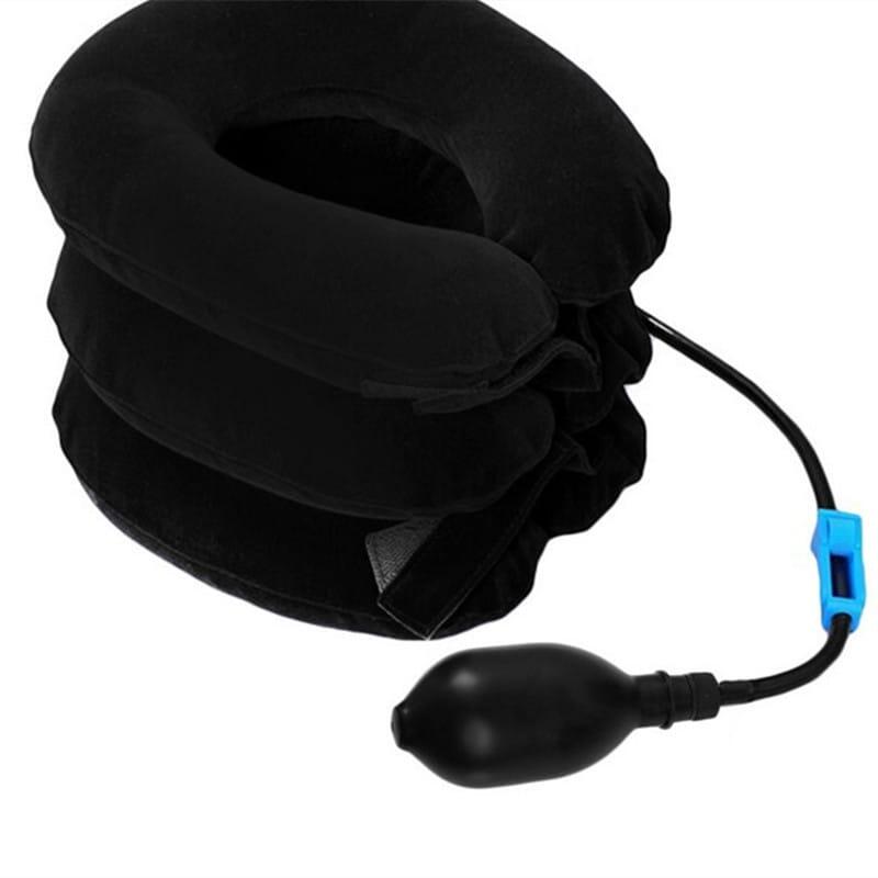 Almohadilla de Cuello Inflable – Tracción Cervical Portátil para Alivio Inmediato