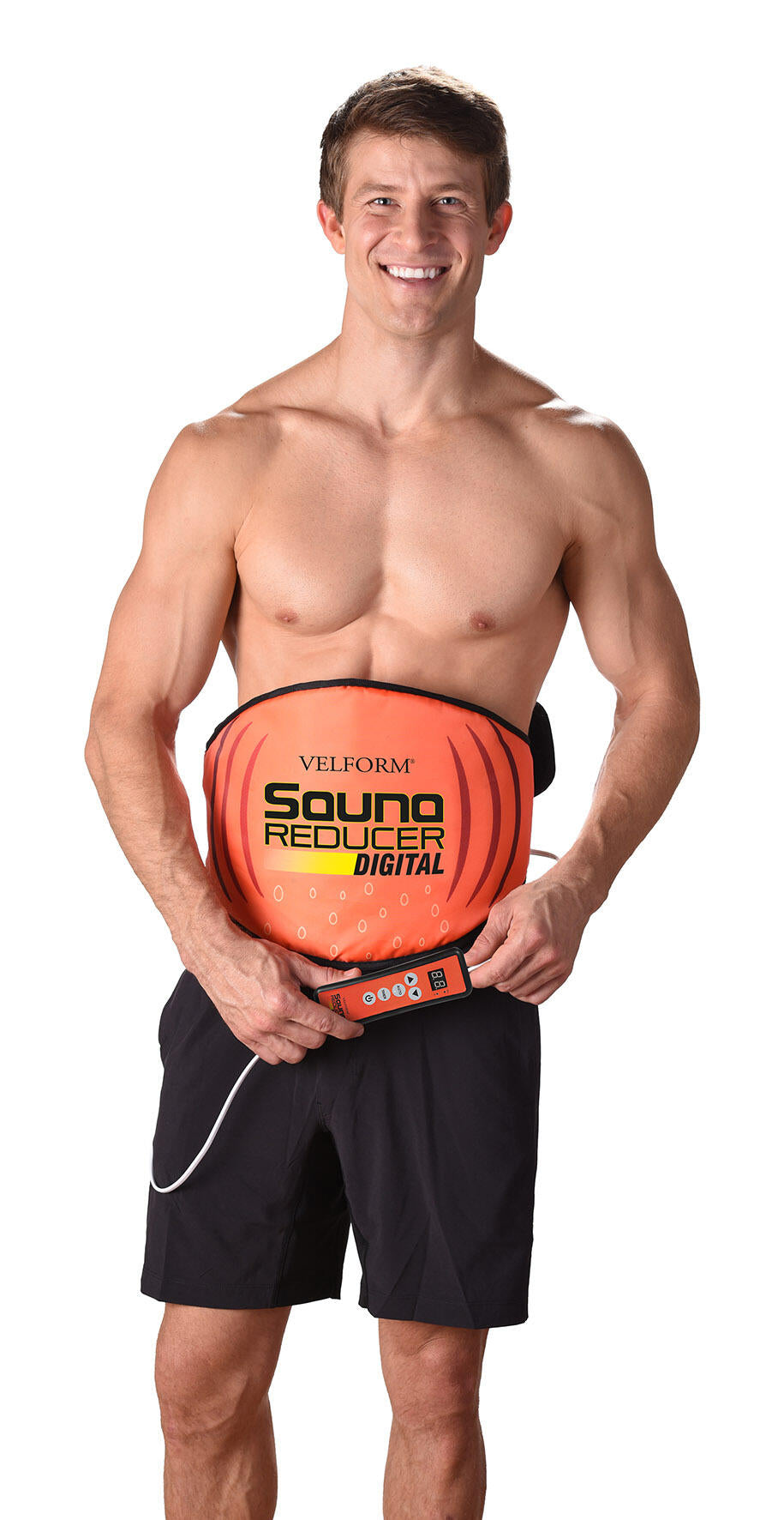 Cinturón con efecto sauna con mando digital para reducir medidas