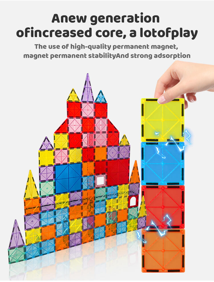 Bloques magnéticos de 57 piezas