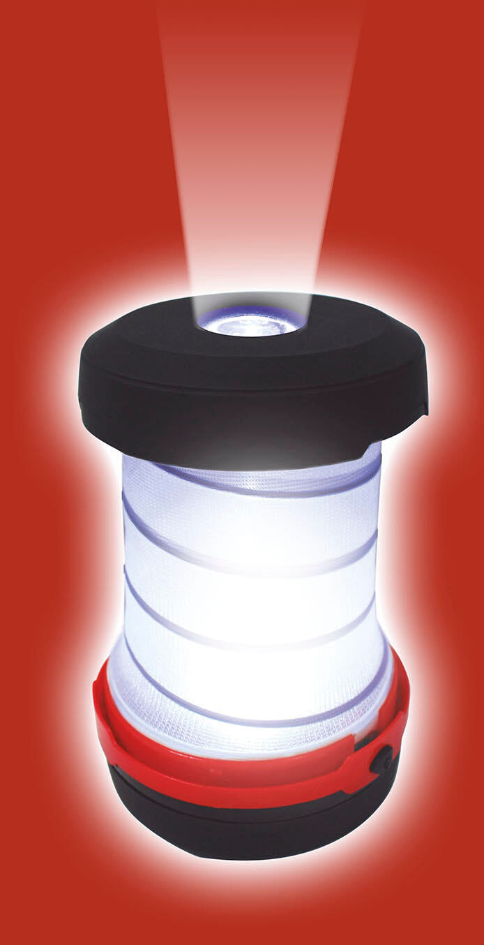 Linterna LED plegable con base magnética