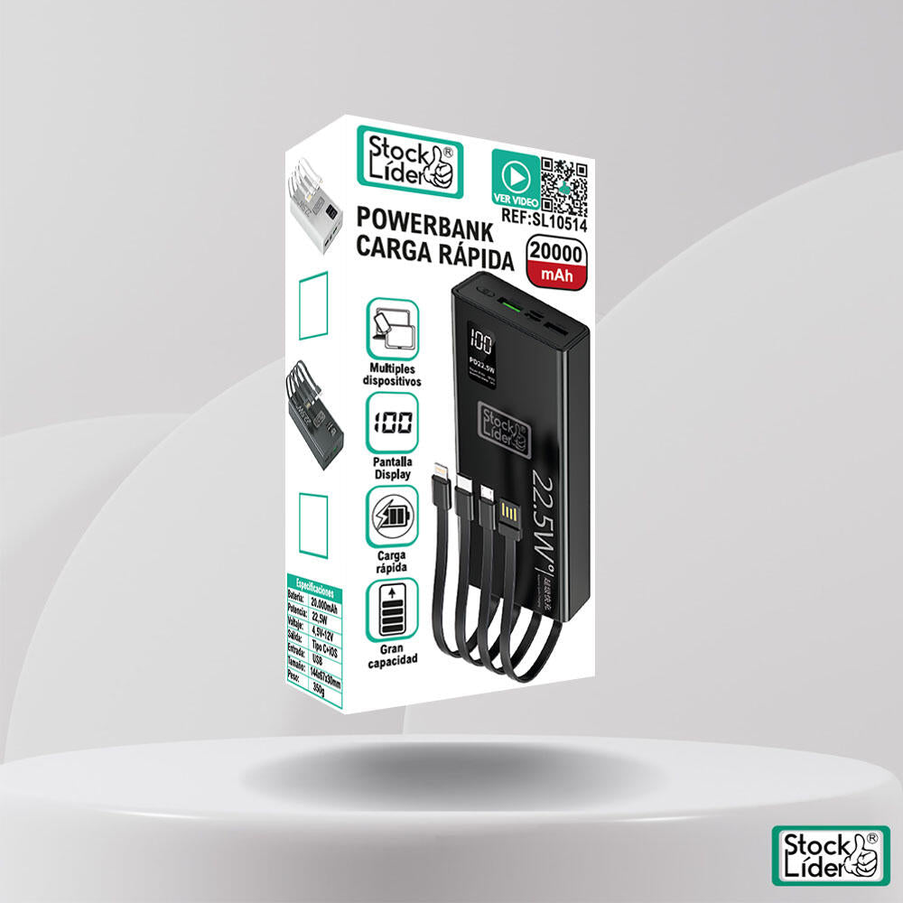 Powerbank carga rápida